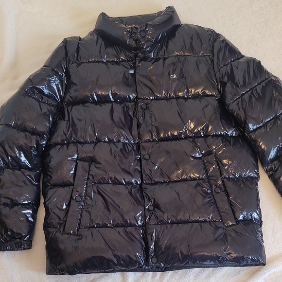 Calvin Klein Water Resistant Navy Jacket - Picture 8 of 8